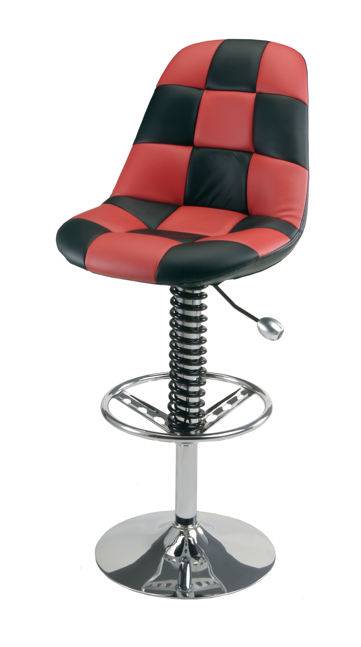Intro-Tech Automotive, Pitstop Furniture, HR1300R Crew Chair Red, Bar Chair